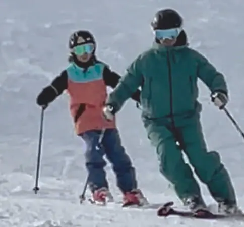 Mauna Kea Snowsports instructor leading a premium private ski lesson in Niseko